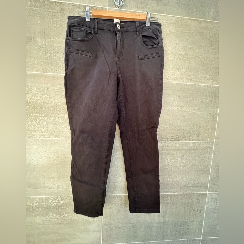 Country Road Black stretch pants / jeans - 12 (petite) - Picture 1 of 4